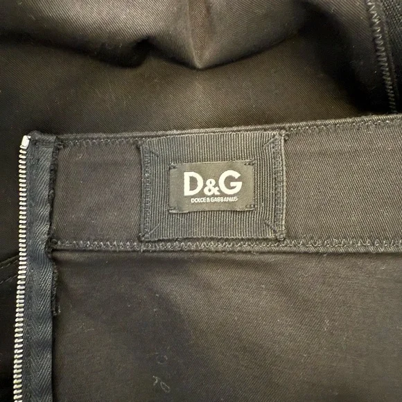 Dolce & Gabbana Twill Cargo Skirt with Suspender - Picture 6 of 14